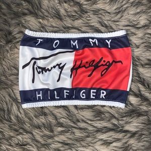 Aaliyah inspired bandeau top